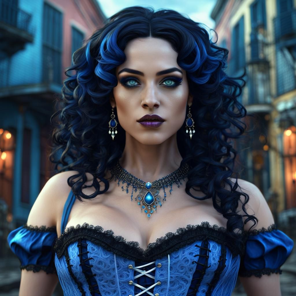 Creole Witch Casting Spells in New Orleans