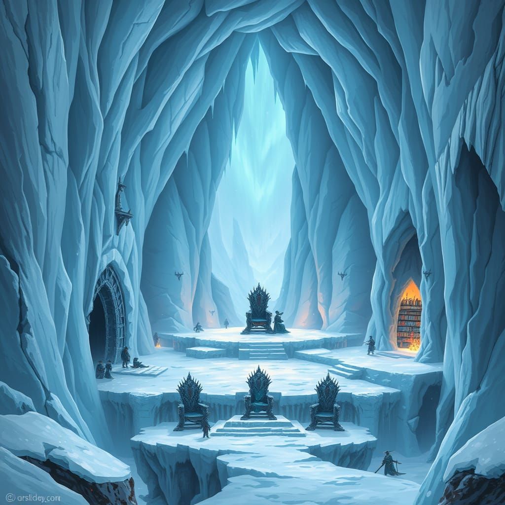 Forged in Frost: Ironfrost Gate and Citadel's Iron Portculli...