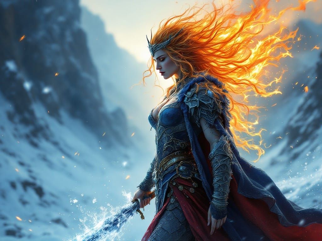 Viking Goddess of Ice and Fire