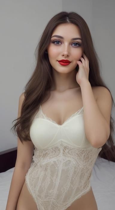 Portrait of a Beautiful Young Romanian Woman