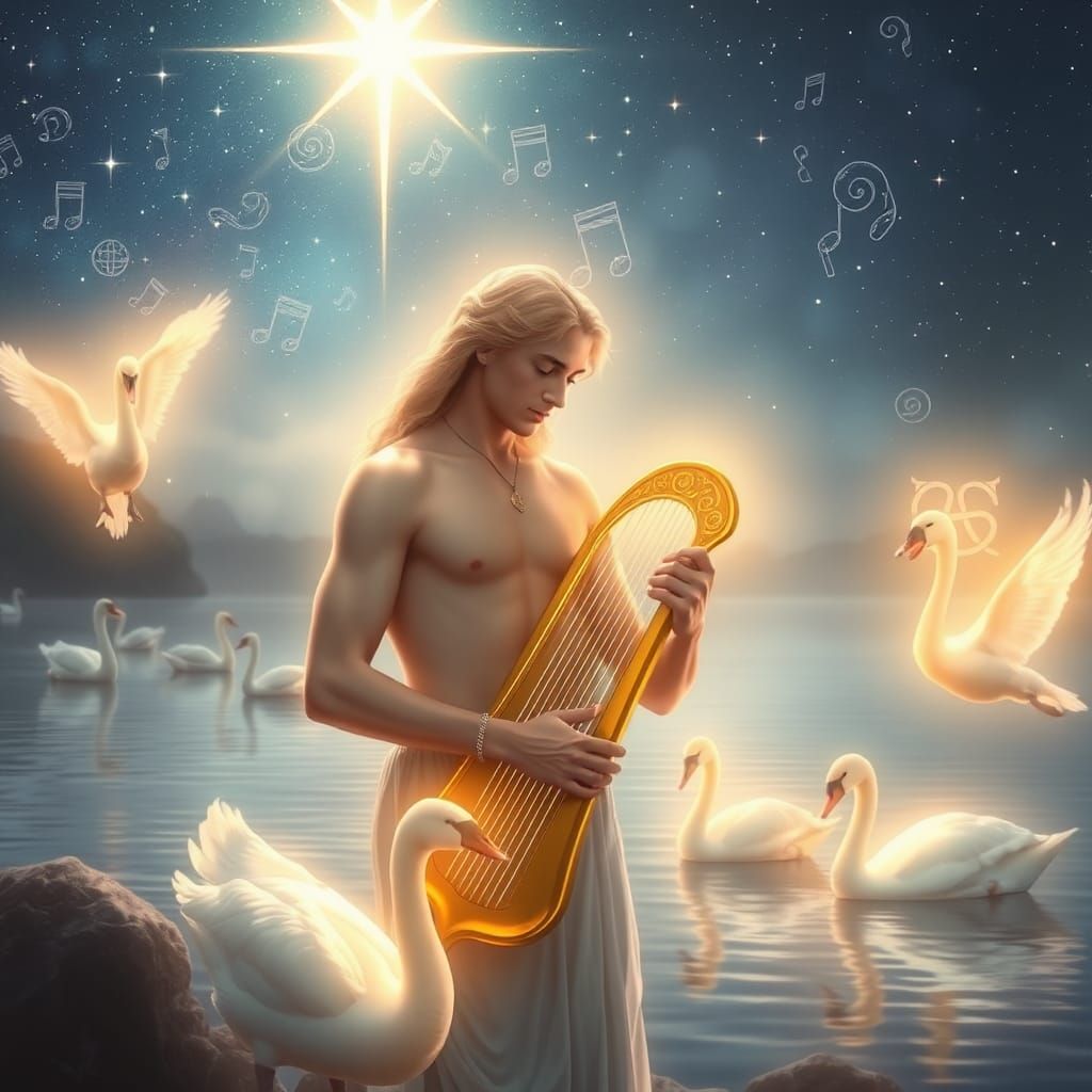 Aengus: Celtic God of Love in Ethereal Light