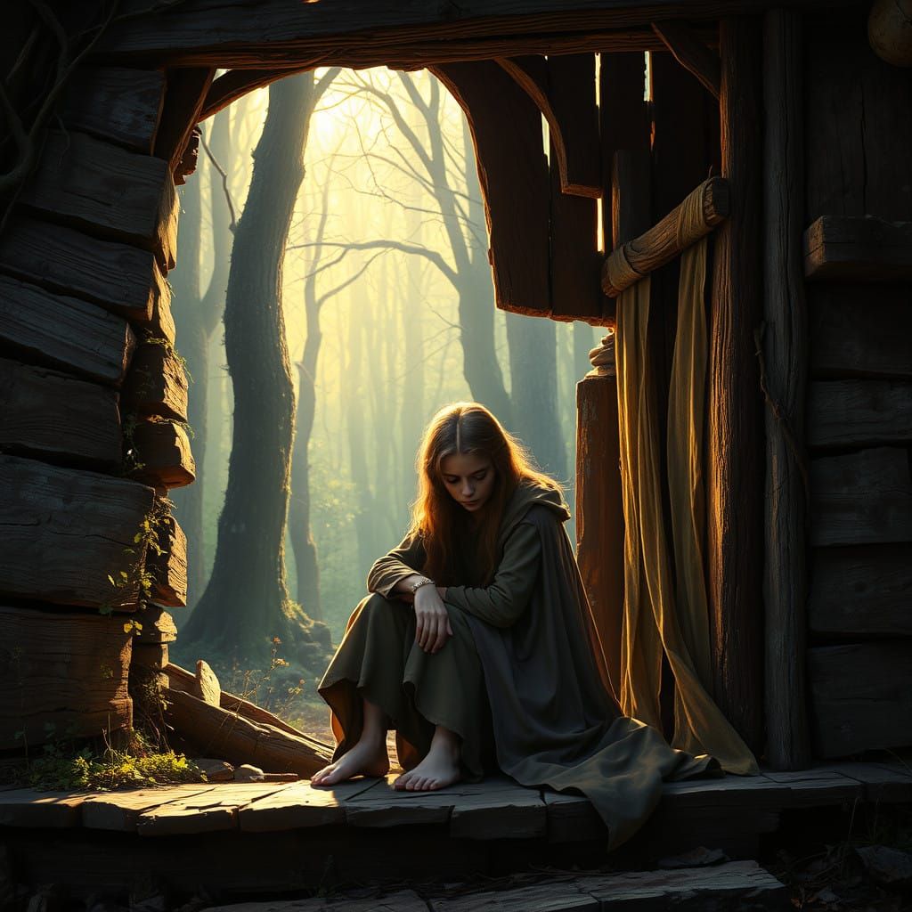 A Forlorn Maiden on a Crumbling Threshold