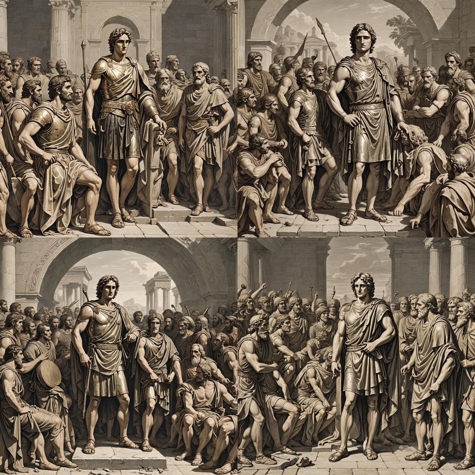 Alexander the Great Meets Diogenes