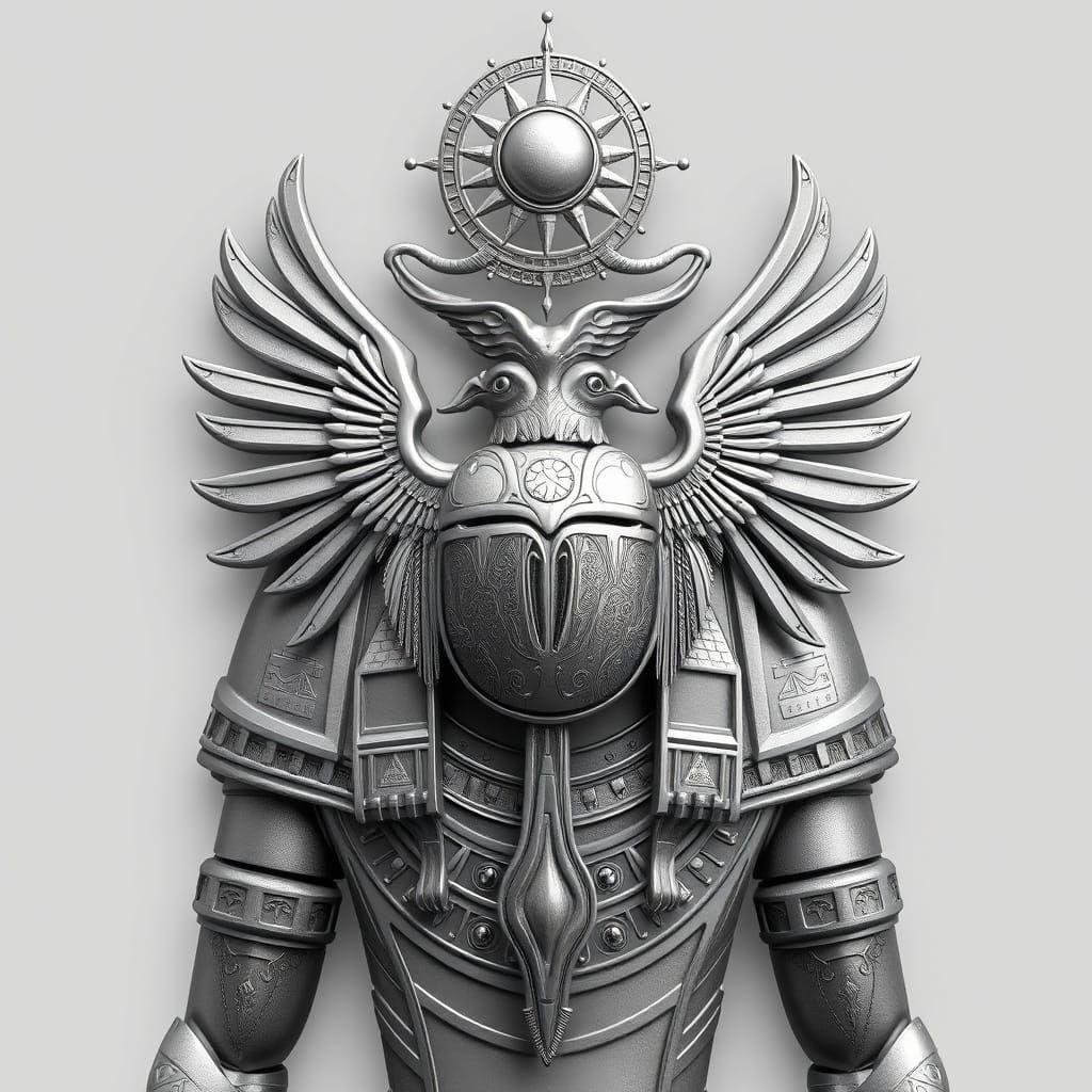 Ra and Horus Merge as Armored God
