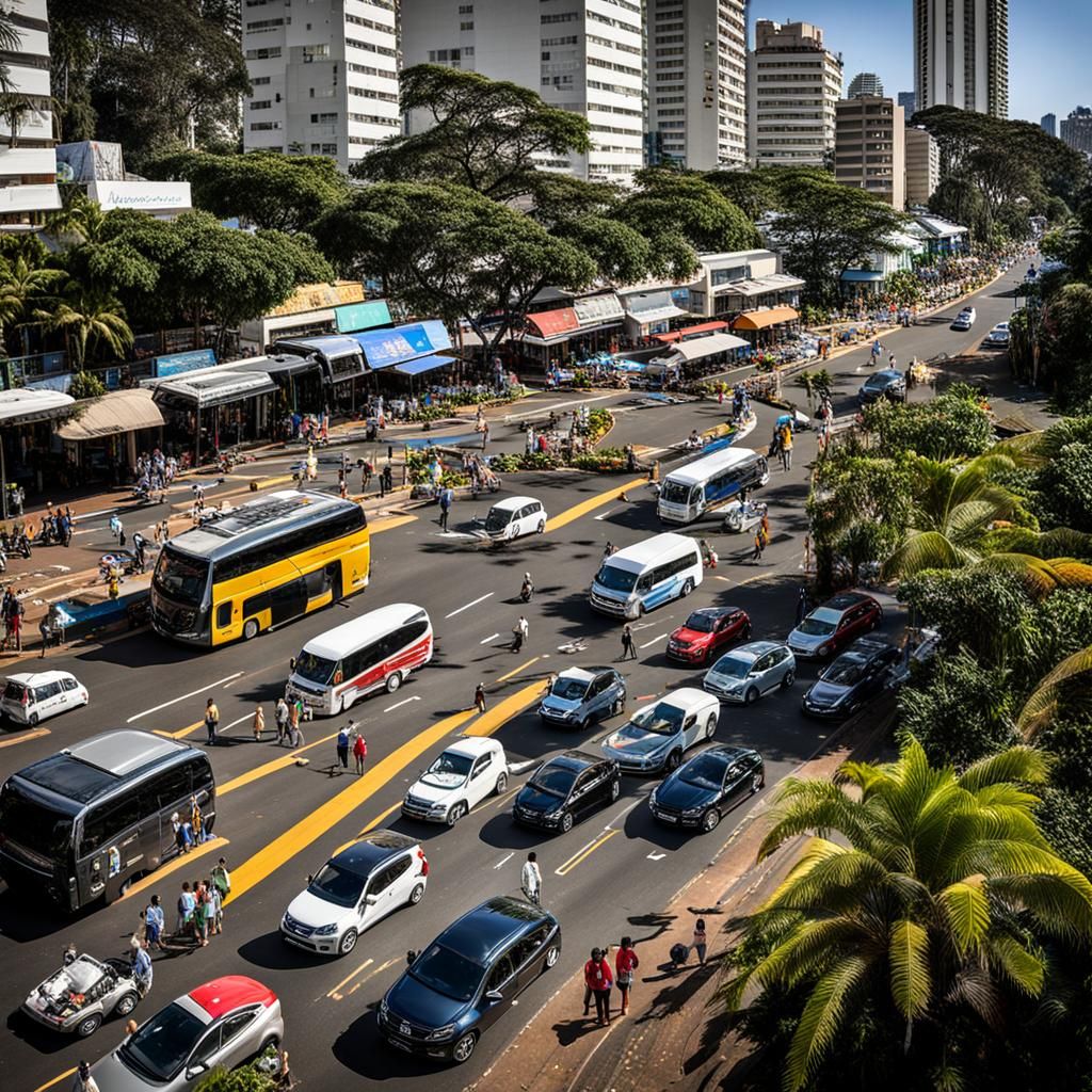 Belo Horizonte Beach on Saturn: Detailed Matte Painting