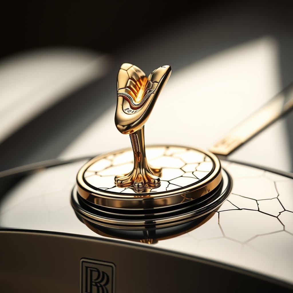 The NEW radiator mascot Emily from Rolls-Royce