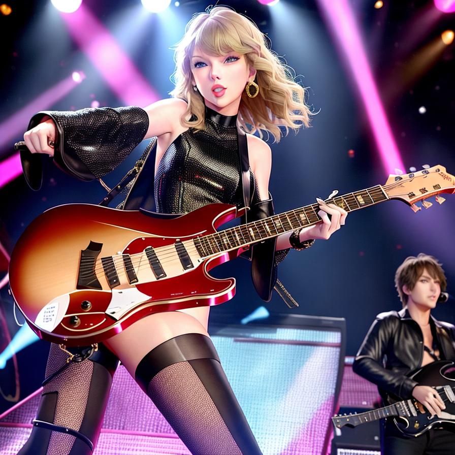 Taylor Swift Digital Portrait