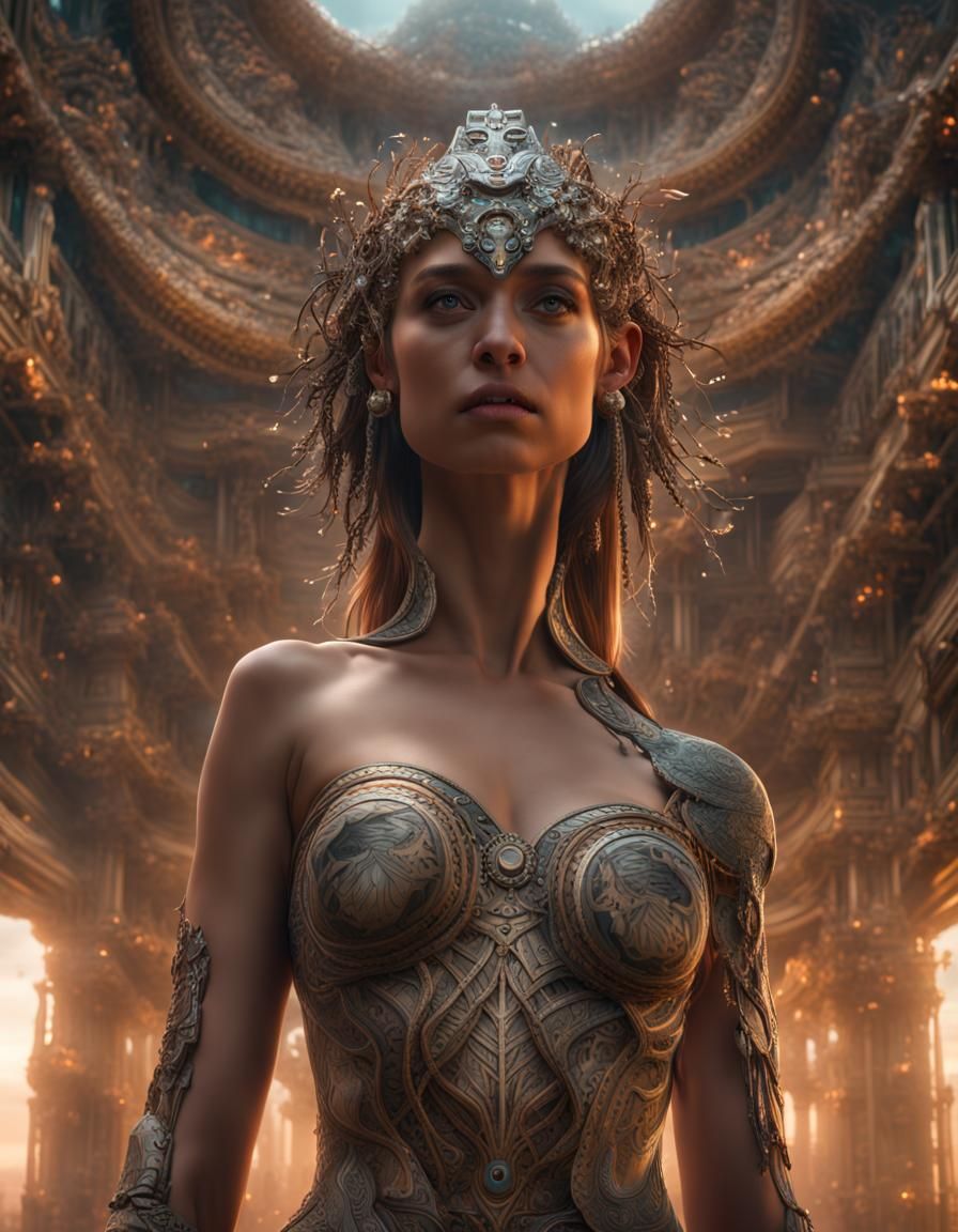 Artificial Intelligence as a Female Goddess