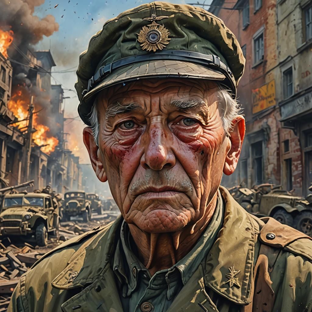 grandfather reflecting on world war 2