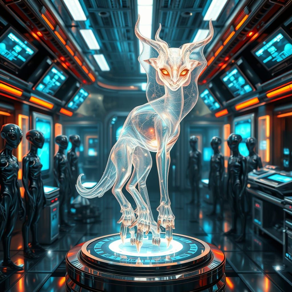 Cyber Lab Chimera in Iridescent Glory