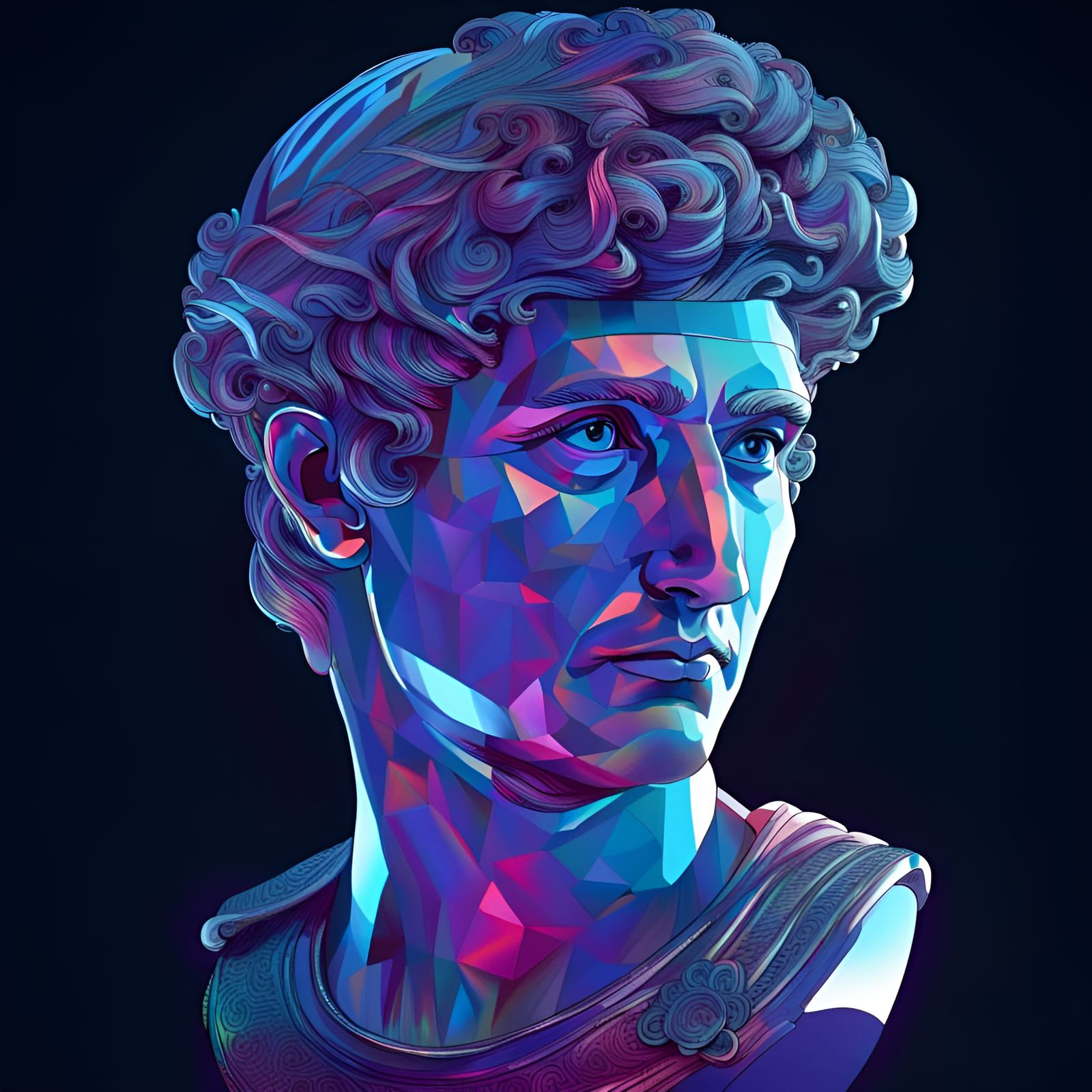 Holographic Portrait of a Roman Tyrant