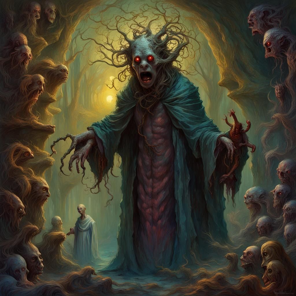 Bogeyman Arrival: Astral Horror Concept Art