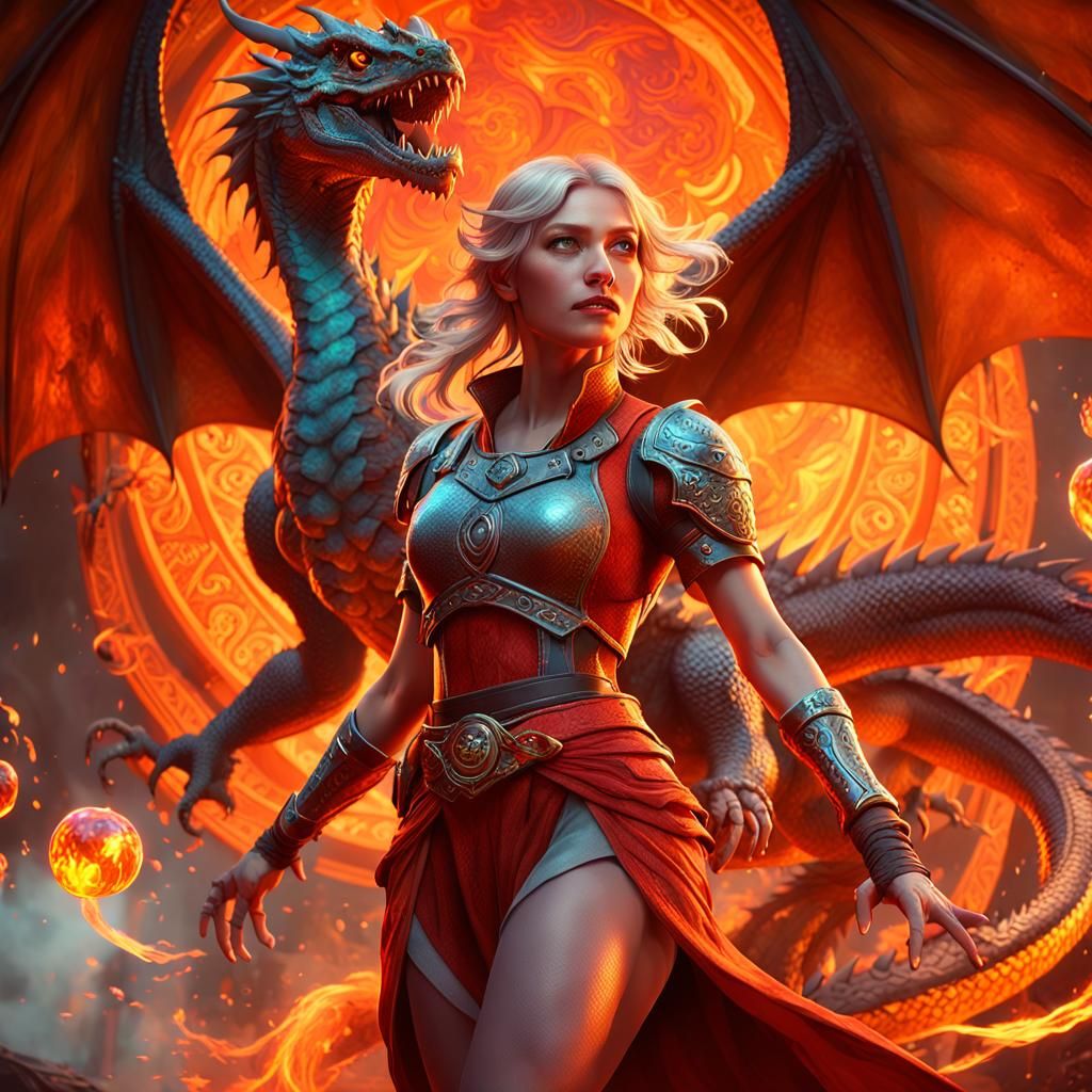 Dragon Controller: Dark Fantasy Concept Art