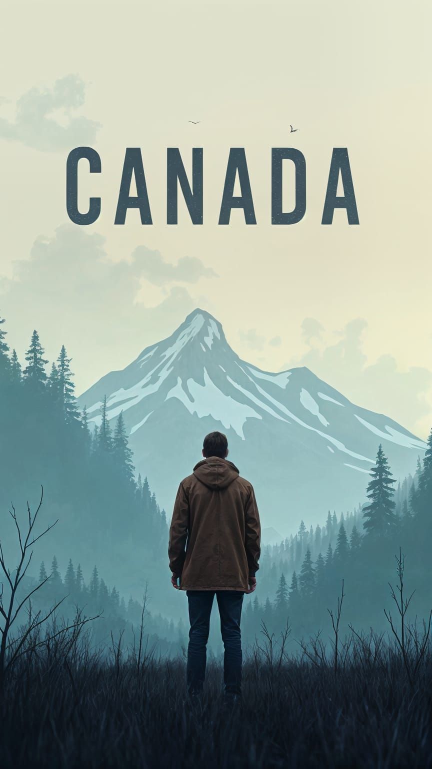 Ethereal Canadian Landscape Reflecting Emotional Isolation