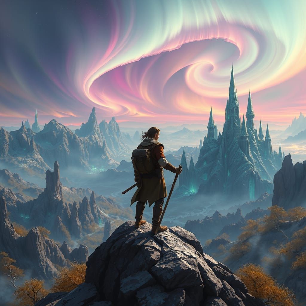 Epic Fantasy Rode Trip in Vibrant Colors