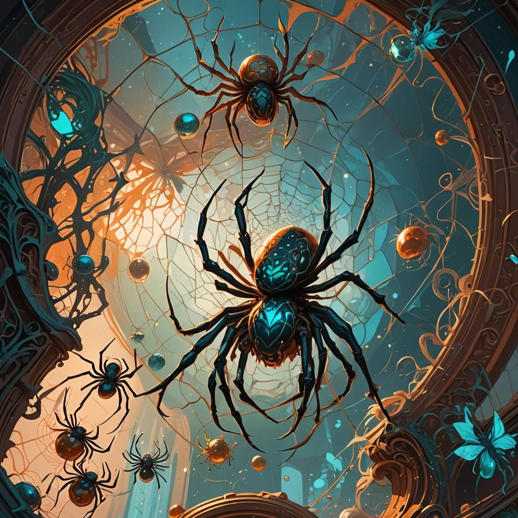 Spider Mother Sending Children to the Wind