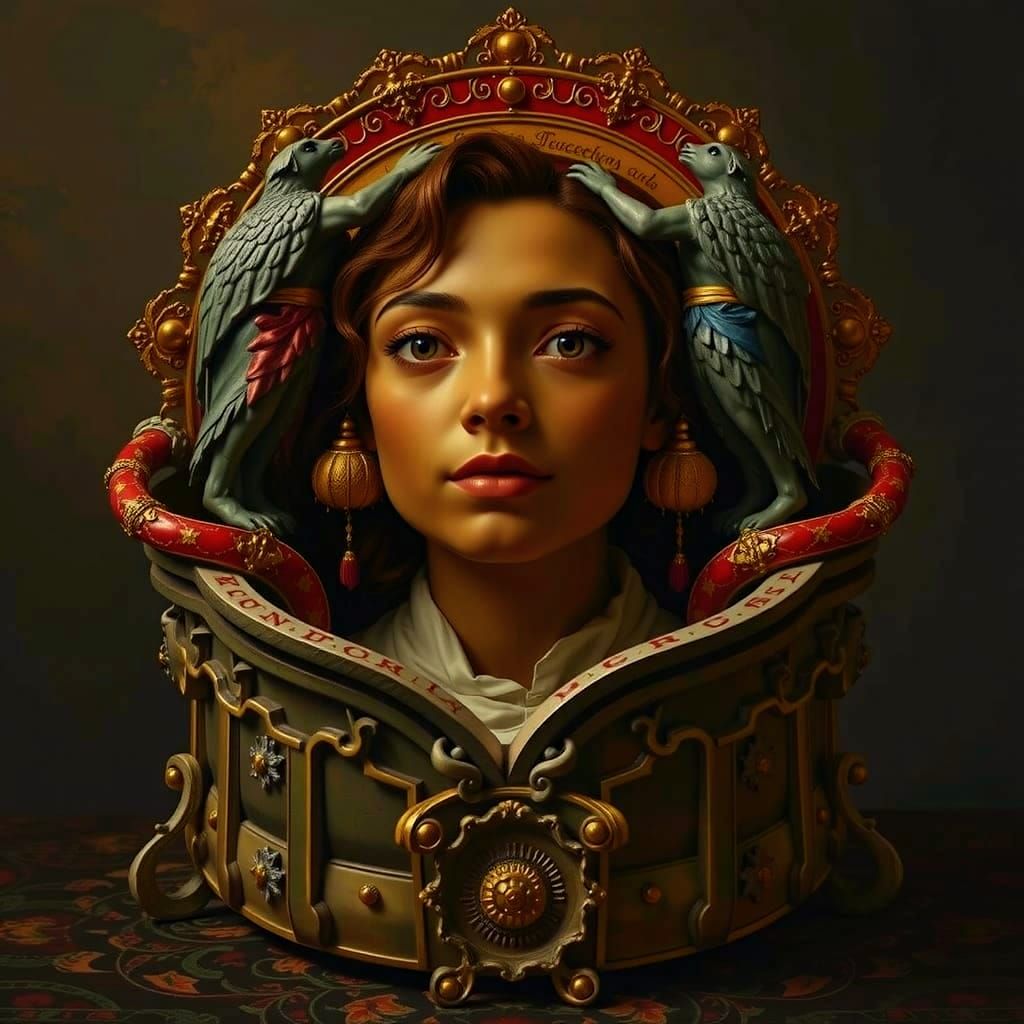 Hyperrealistic Sculpture of Vivid Colors