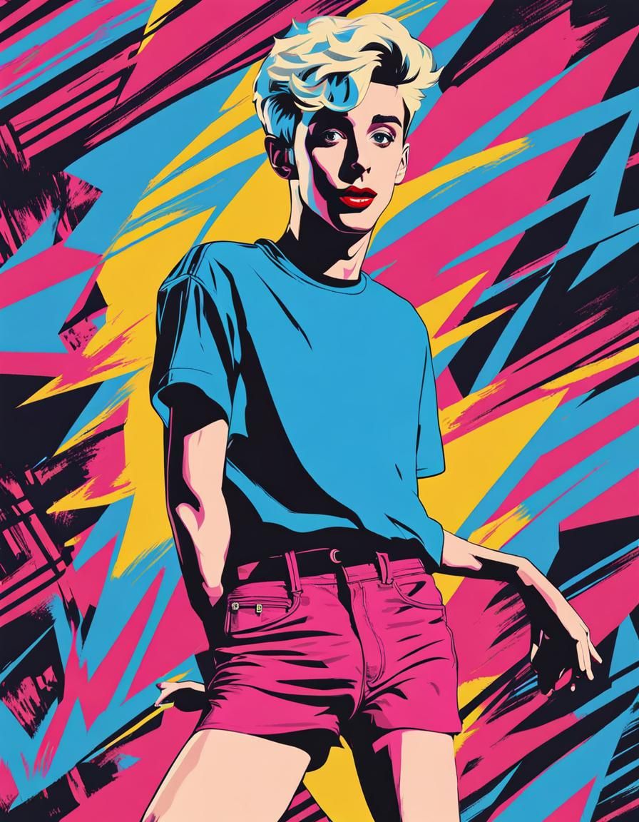 Troye Sivan (Style of Andy Warhol) 240327