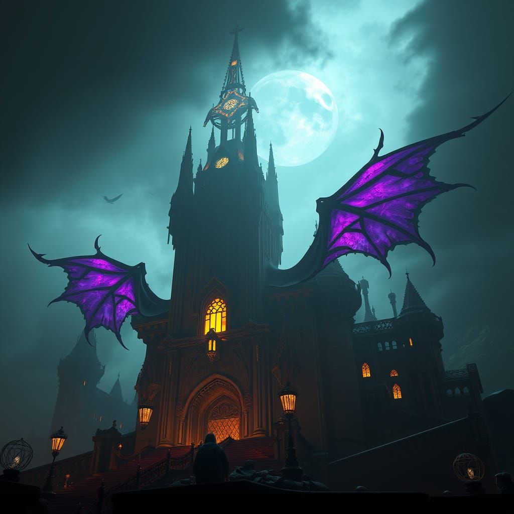 Dark Fantasy Monte Carlo Concept Art Masterpiece