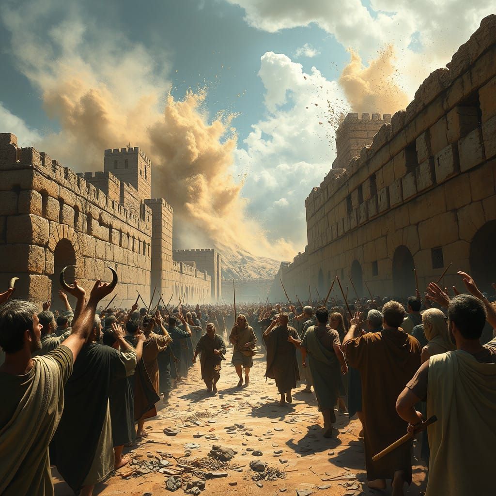 Ancient Jericho Falls to Divine Intervention