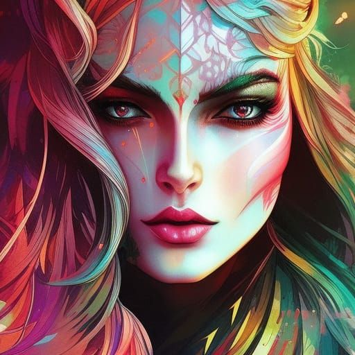 Elven Princess Portrait in Hyperrealistic Fantasy Style