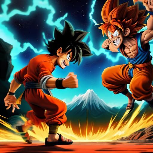 Goku vs Luffy: Full Power Battle