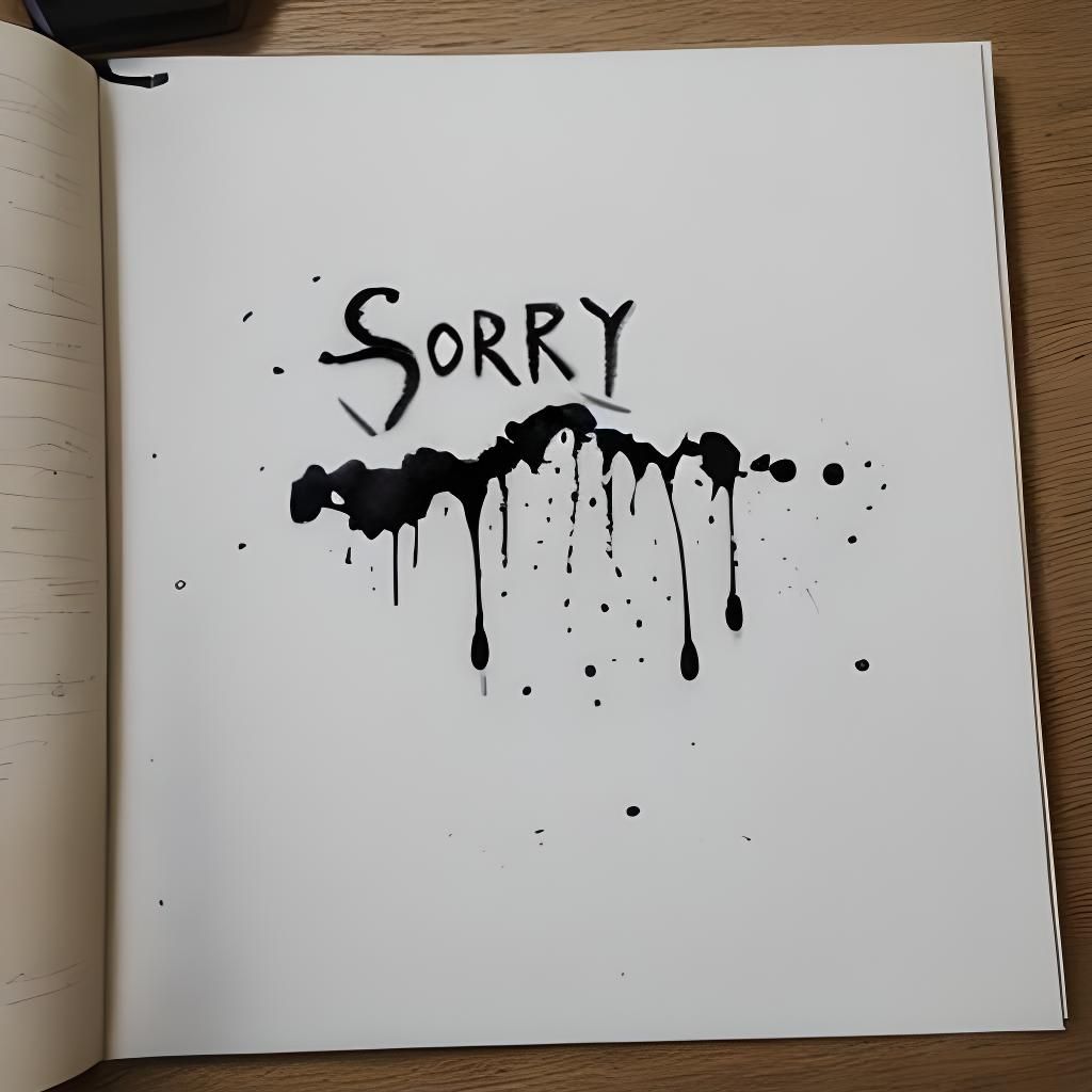 Abstract Ink Stains and Splatters