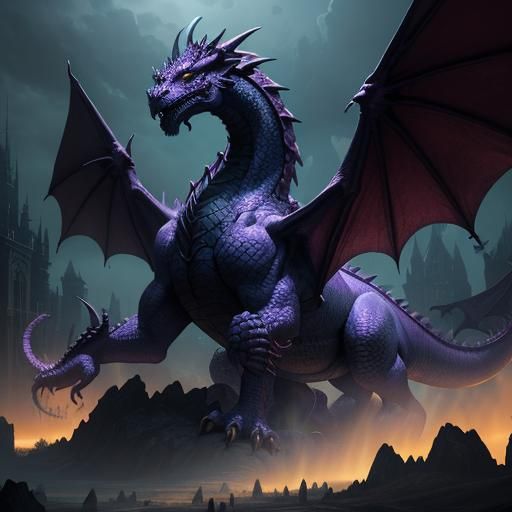 Dragons Attack Kingdoms: Dark Fantasy Concept Art