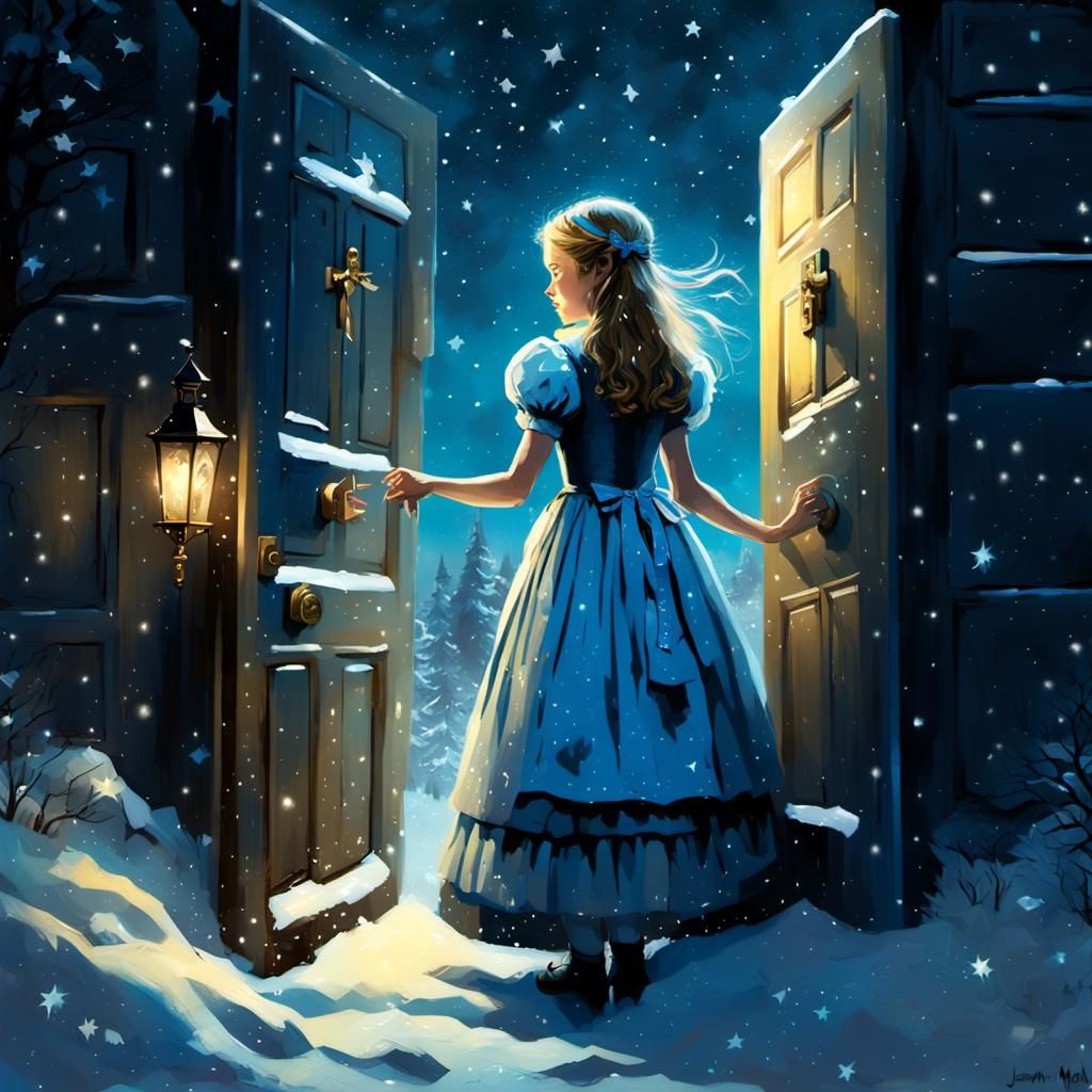 Alice's Narnia Wardrobe: Magical Key Opens Snowy Wonderland
