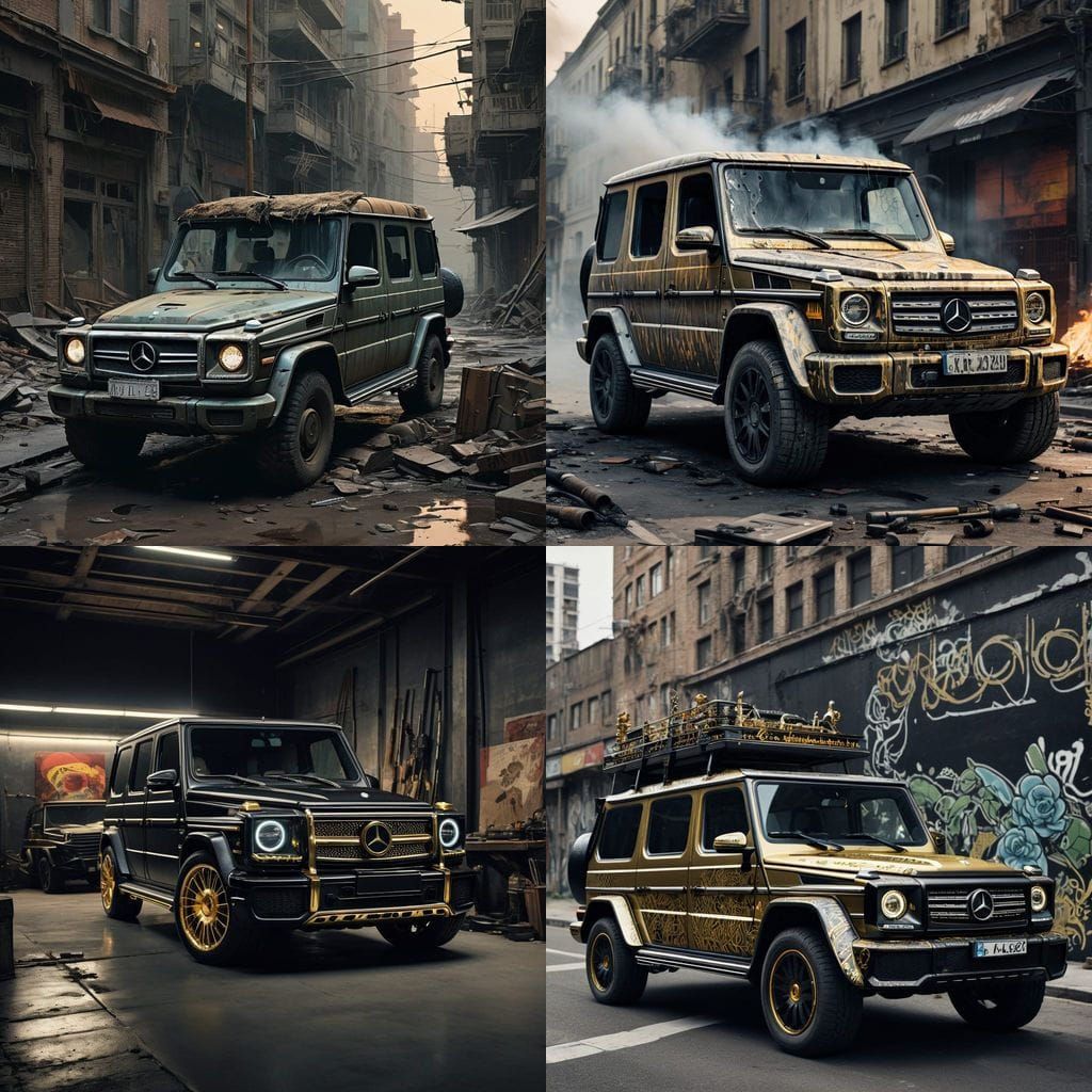 Mercedes G-Class AK47 Mashup in Blatnoy Style