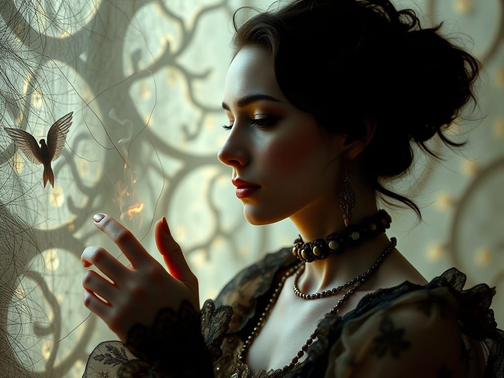 i am but a simple woman dream of windy whirlingtons  highlighting Beryl Pearly in chromashadowy truths by chromashadows ...