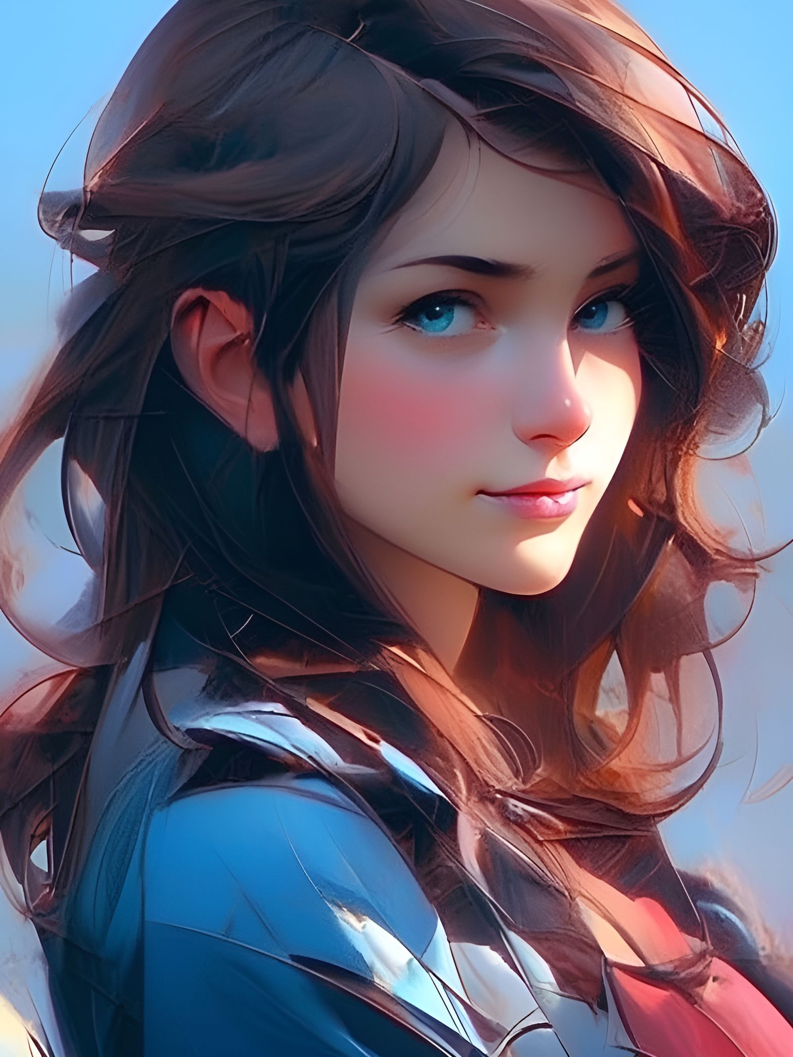 "The Way She Looked At Me." - A Midjourney/Niji Creation