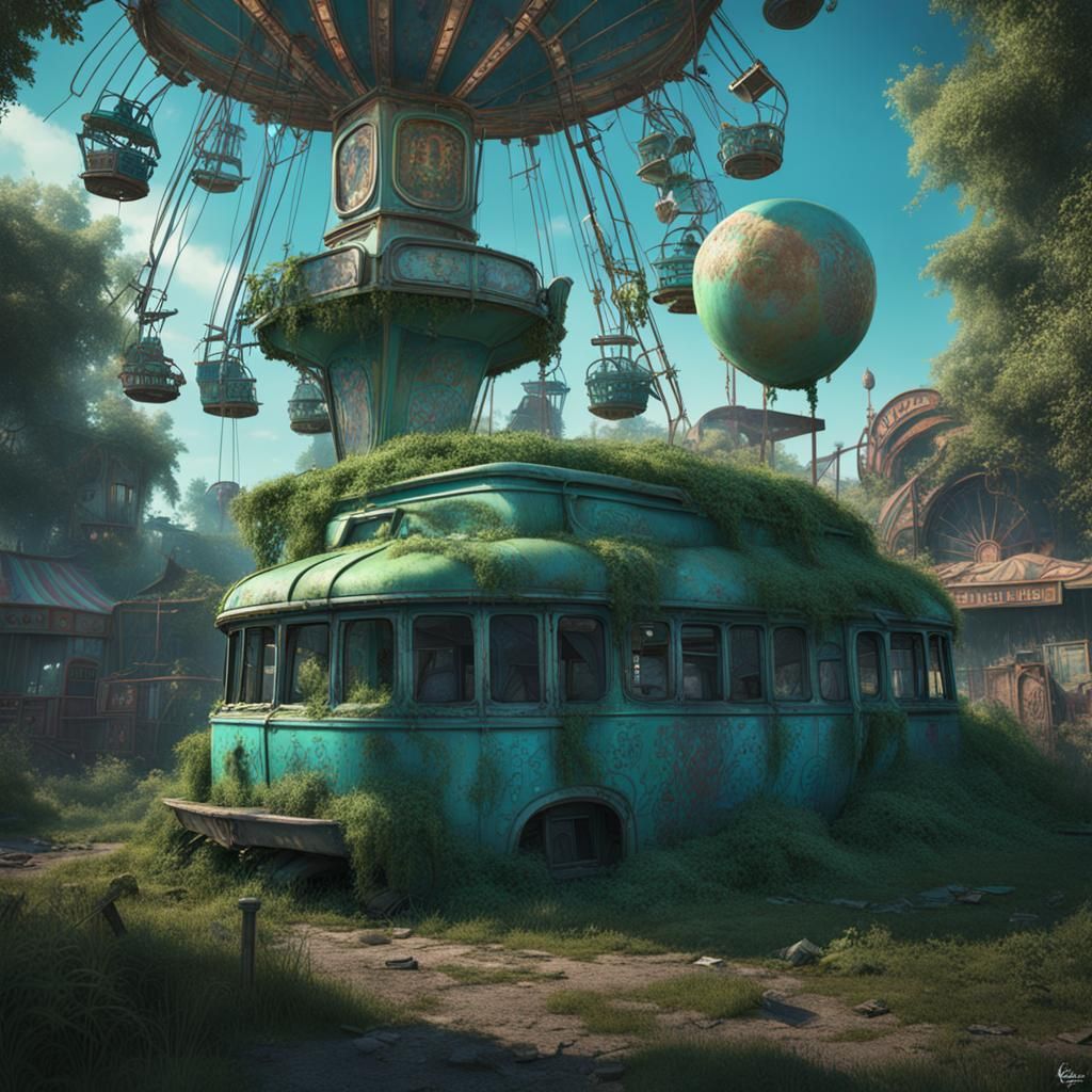 Abandoned fun park