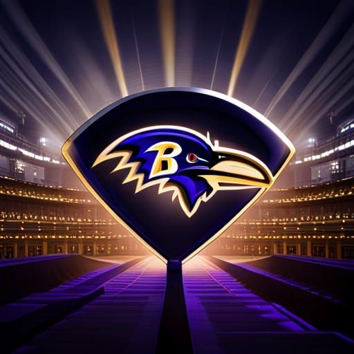Redesigned Baltimore Ravens Logo