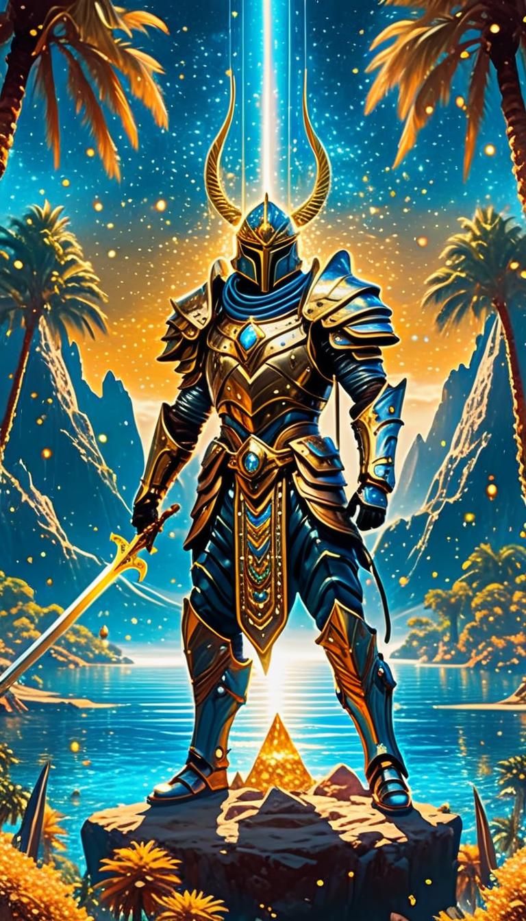 Majestic Harem Oasis in Fantastical Realism