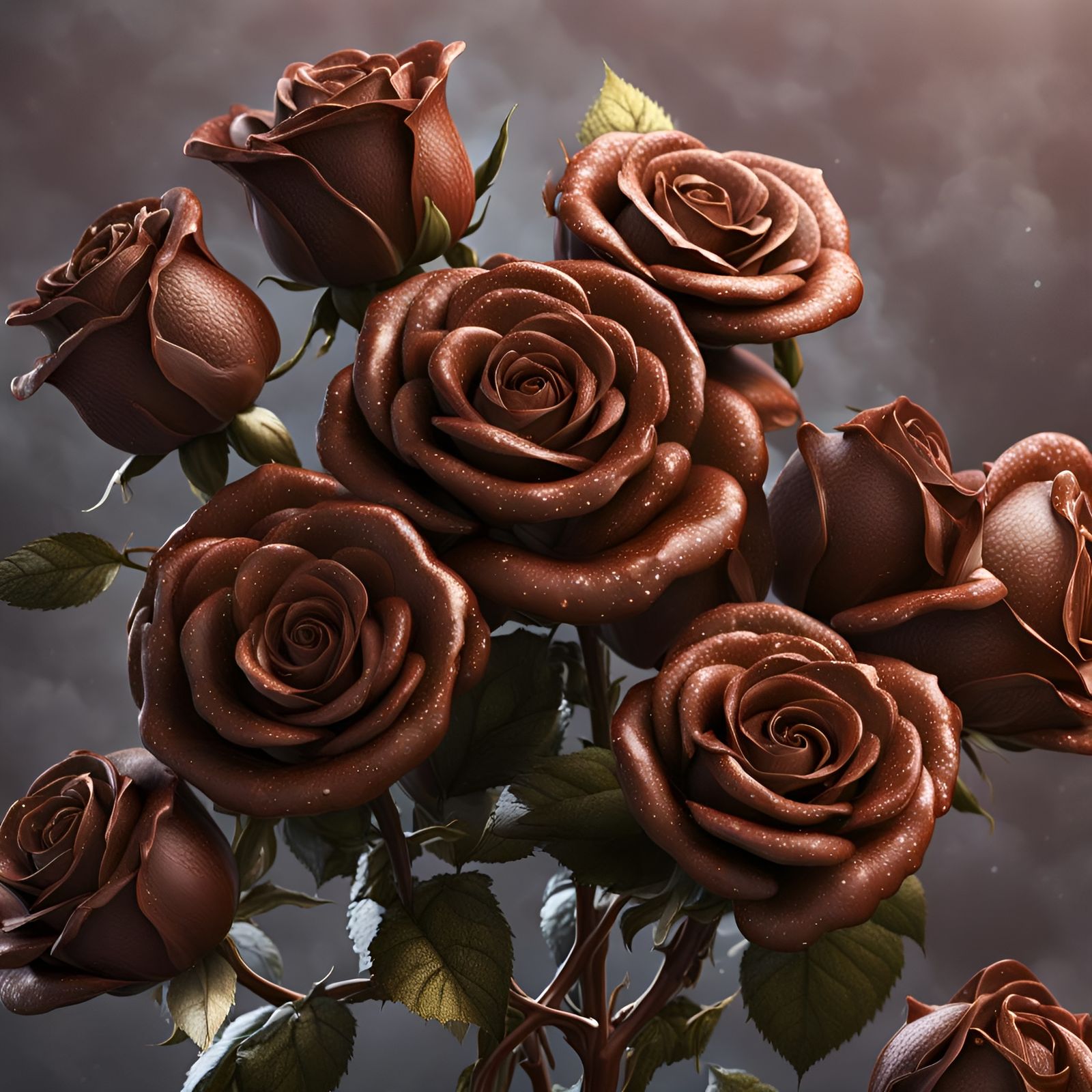 Chocolate Coated Roses