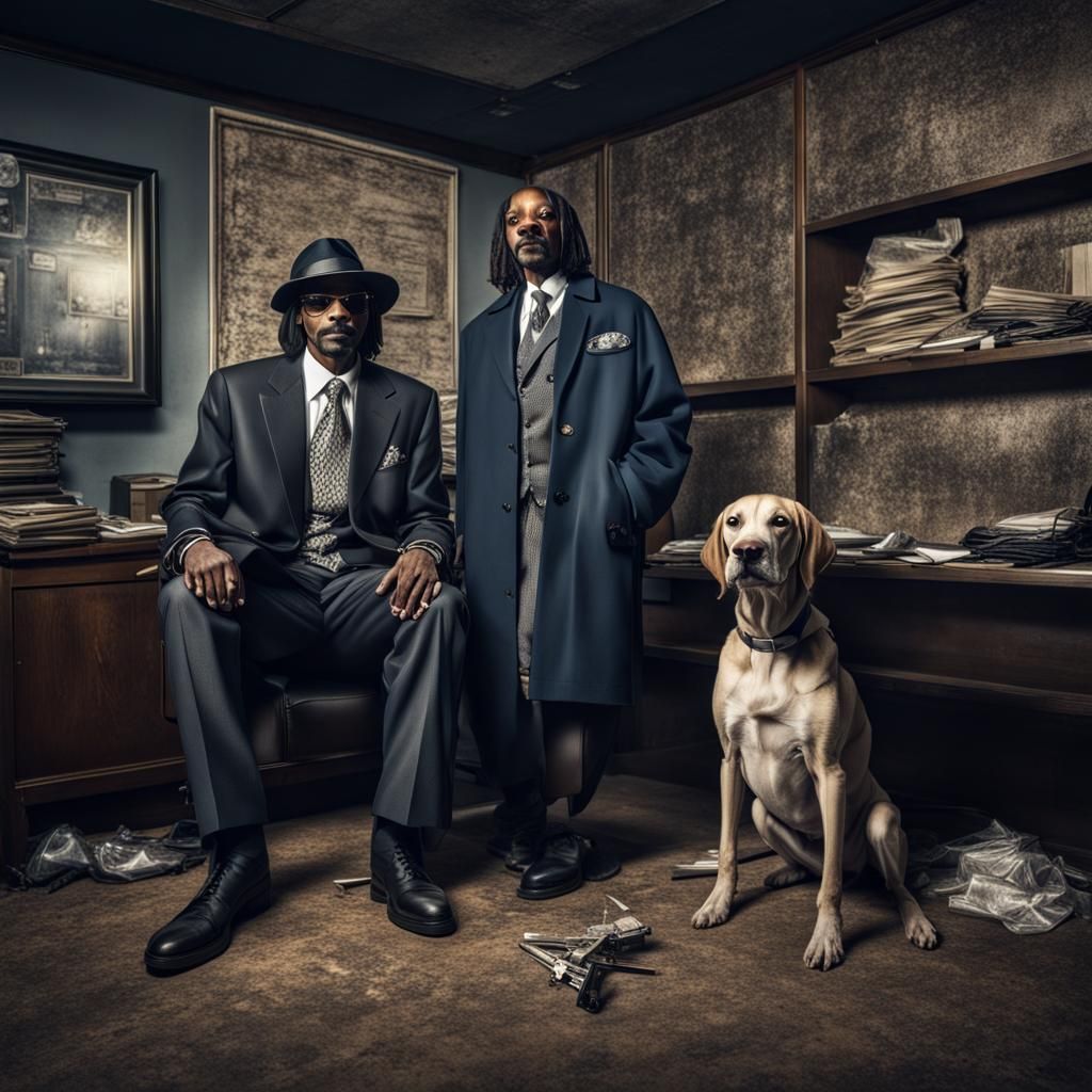 Snoop Dog and Martha Star as Crime Scene Detectives