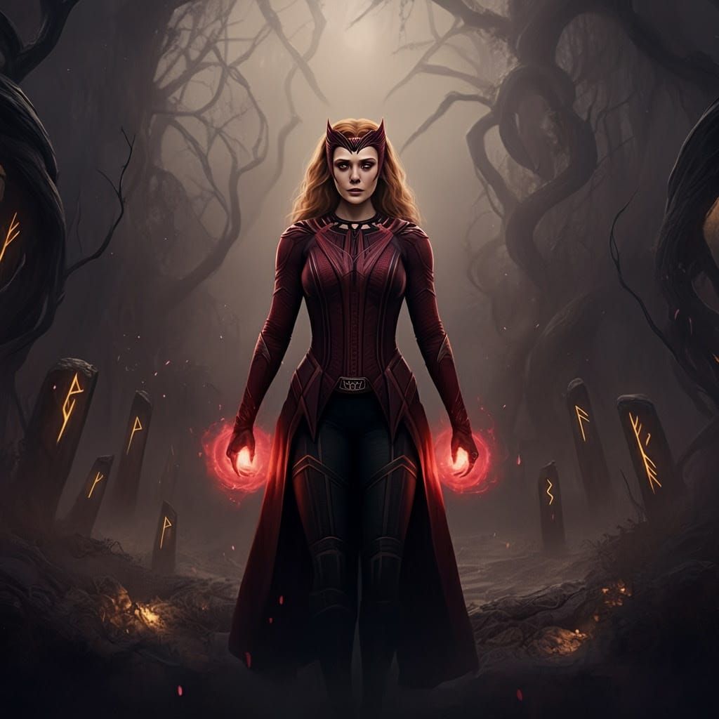 Dark Fantasy Witch Dominates Ancient Realm