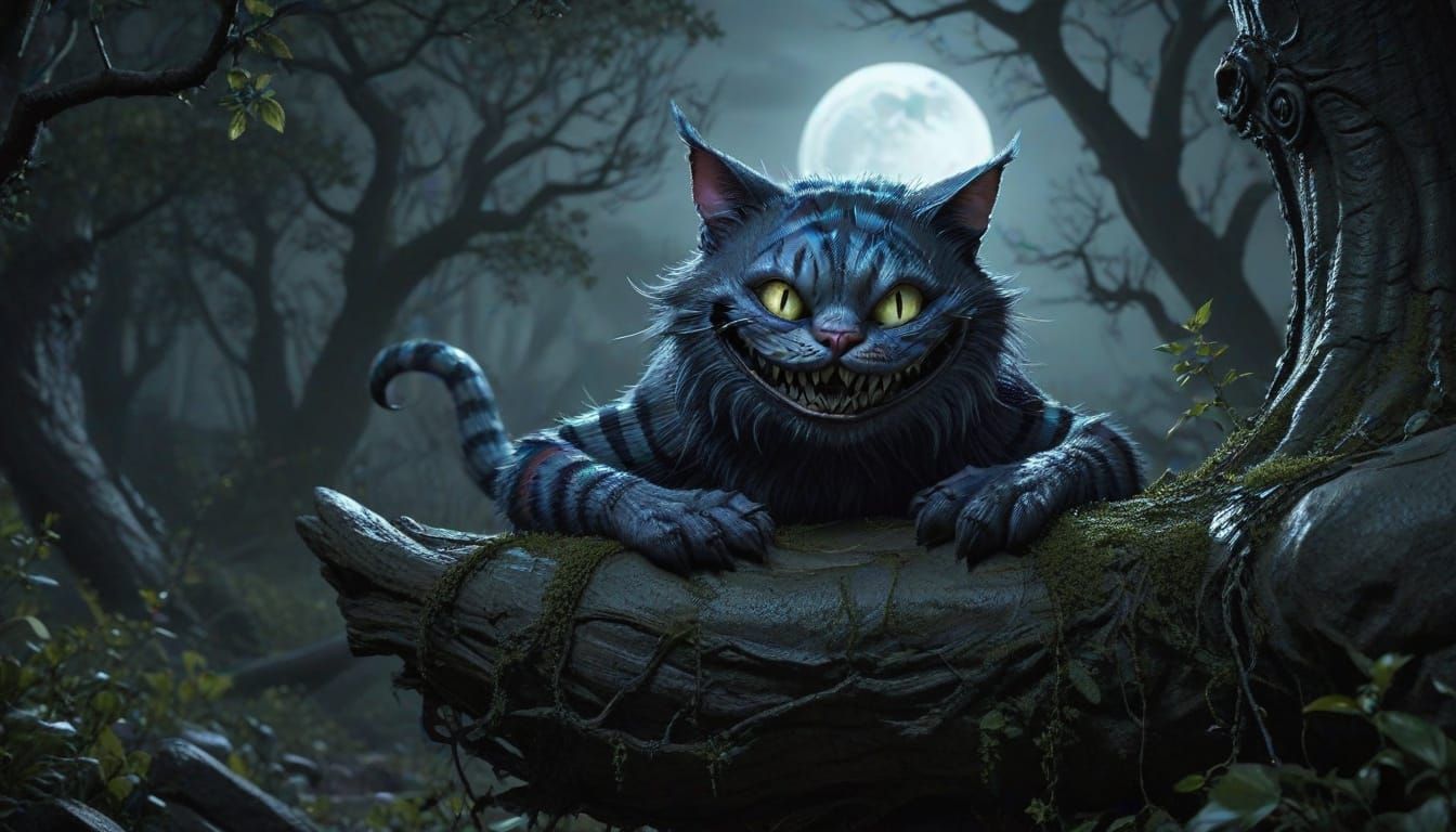 Eldritch Horror in Wonderland: Sinister Cheshire Cat