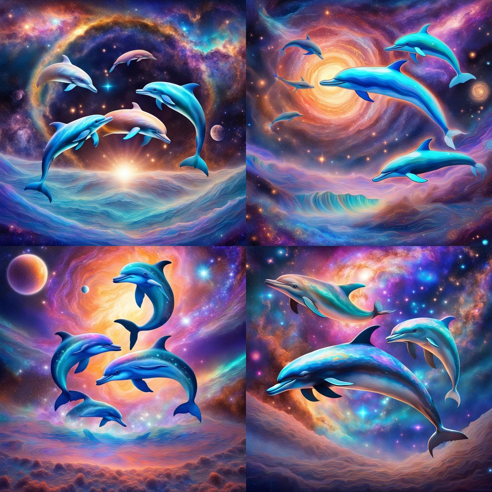 Astral Dolphins in the Milky Way Galaxy