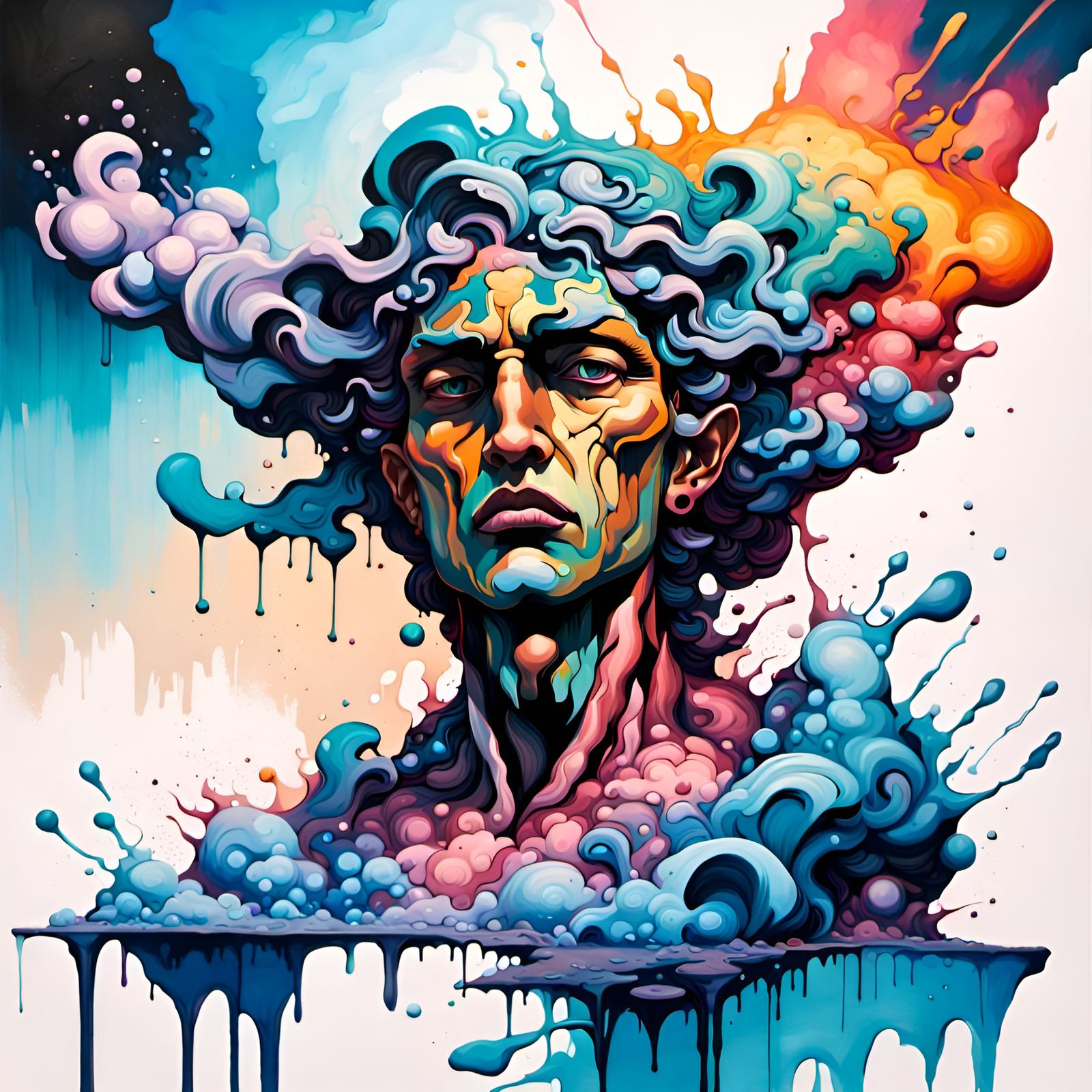 Mount Olympus Graffiti Art at Dawn