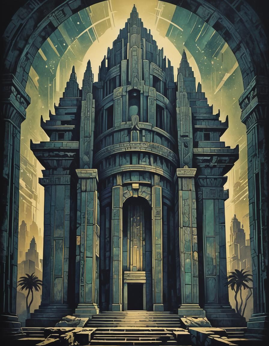 Art Deco Temple of Dark Dreams