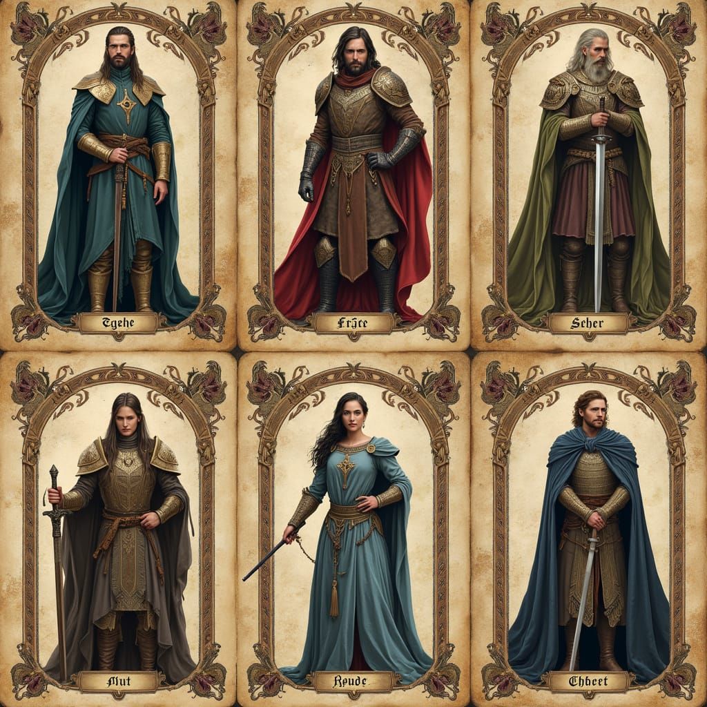 Epic Fantasy Playing Cards Featuring Game of Thrones Charact...