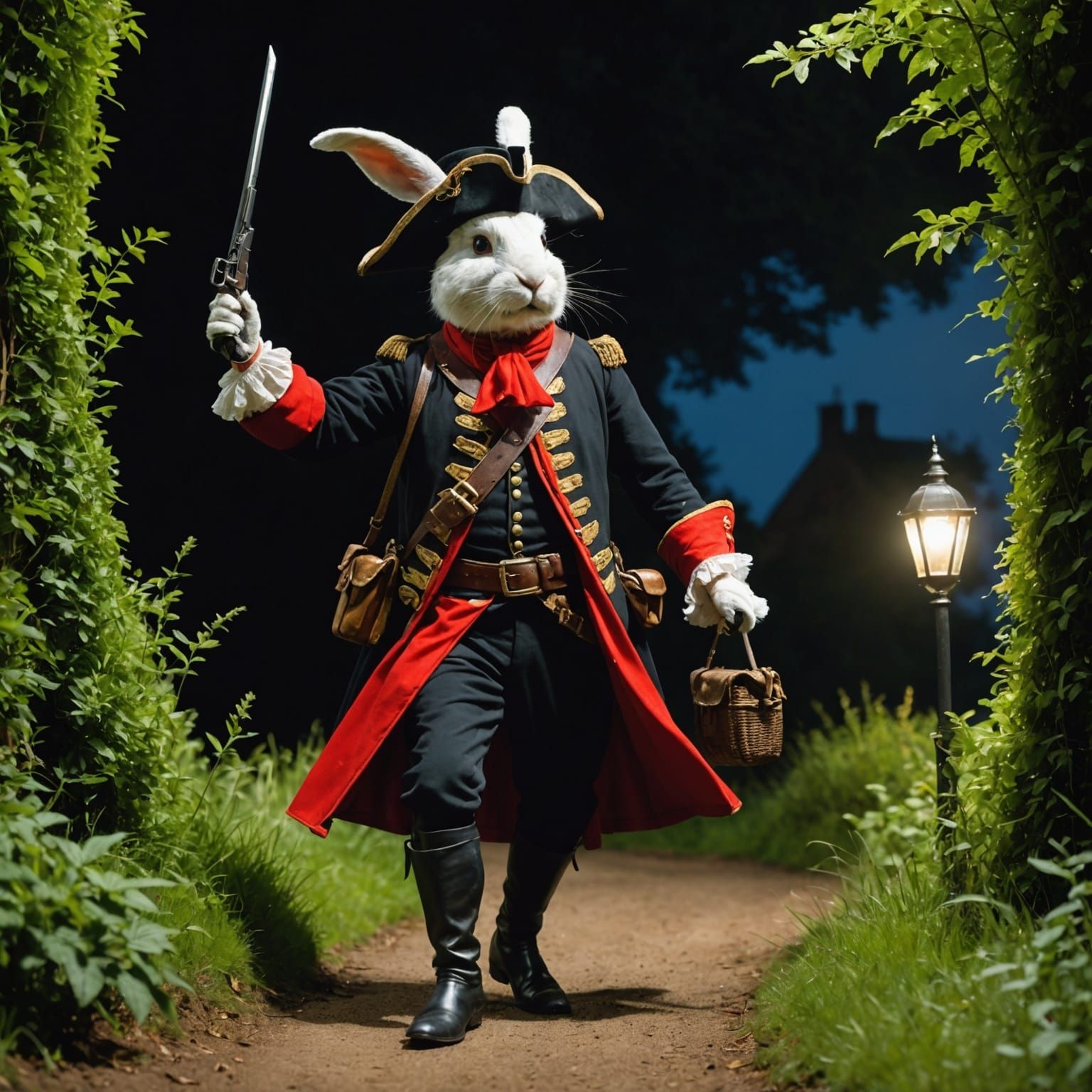Rabbit Highwayman Holds Up Stagecoach in Surrey