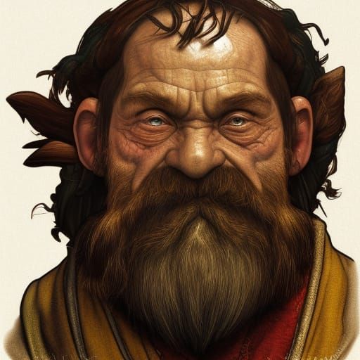 Old Gruff Dwarf Hermit