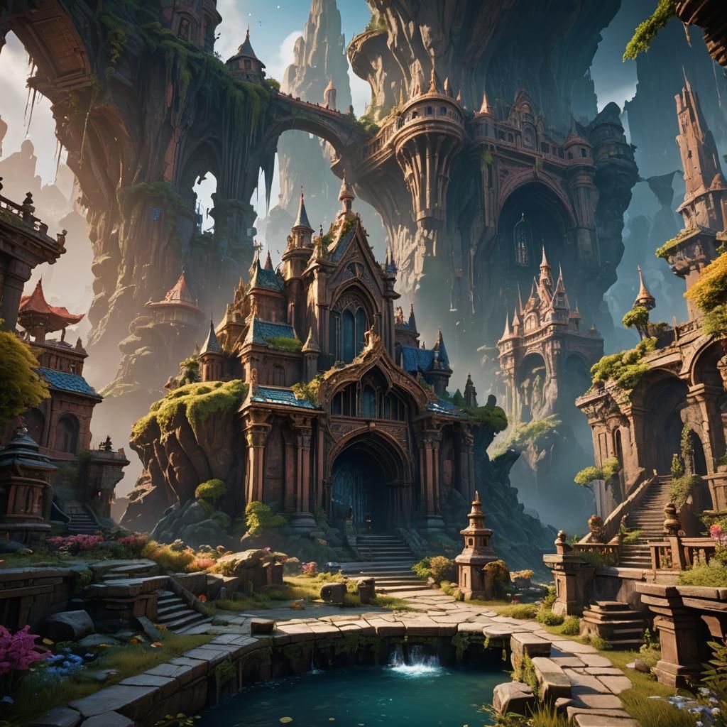 Detailed Matte Painting of a PS5 in 8k