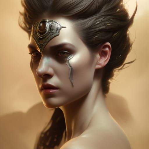 Armored Tiger in Epic Fantasy, 3D Render