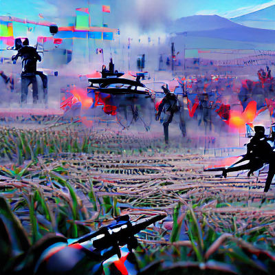 Wasteland Battlefield Aftermath