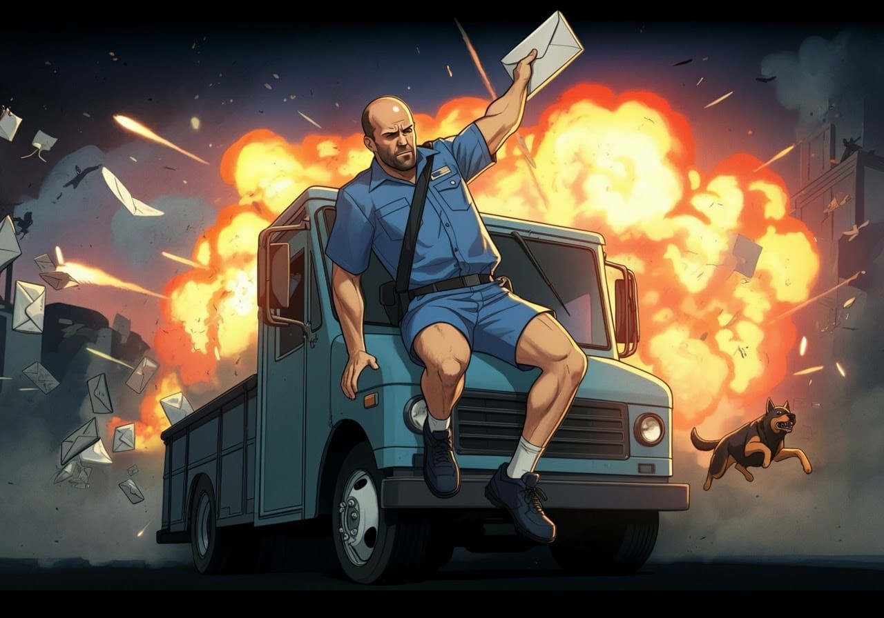 Jason Statham is THE MAILMAN