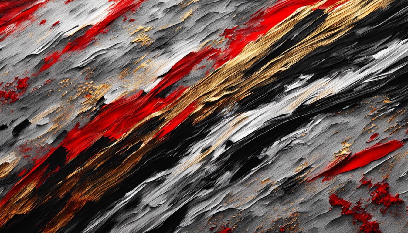 Abstract Expressionist Masterpiece with Impasto Texture